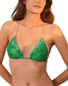 Vix Swim Top In Green