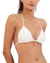 Vix Scales Diara Ripple Top In Off White In White