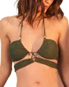 Vix Swim Top In Green