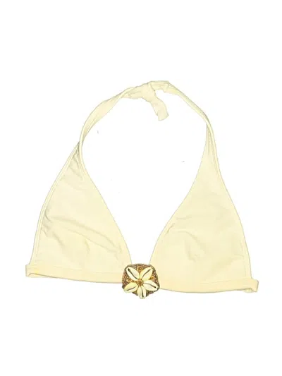 Pre-owned Vix Swimsuit Top Gold Swimwear