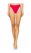 Vix Swimwear Aika Gigi Hot Pants Brazilian Bikini Bottom In Red