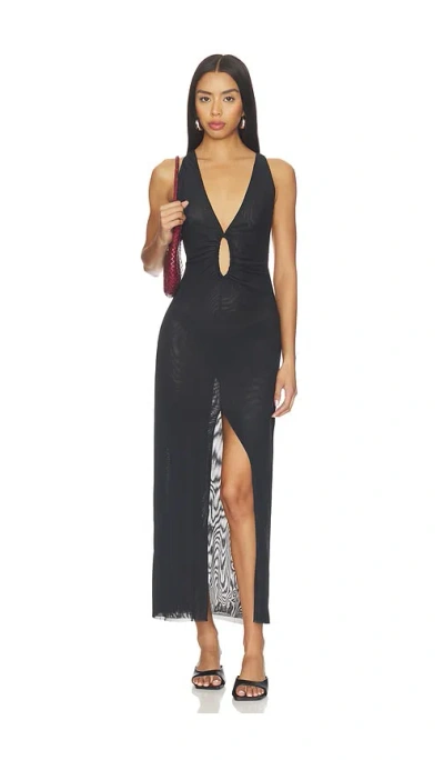 Vix Swimwear Aimee Midi Cover Up In Black