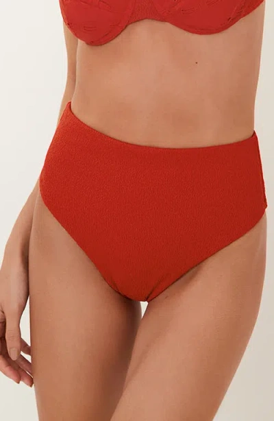 Vix Swimwear Bela Hot High Waist Bikini Bottoms In Red
