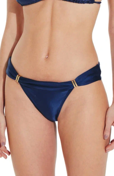 Vix Swimwear Bia Tube Bikini Bottoms In Navy