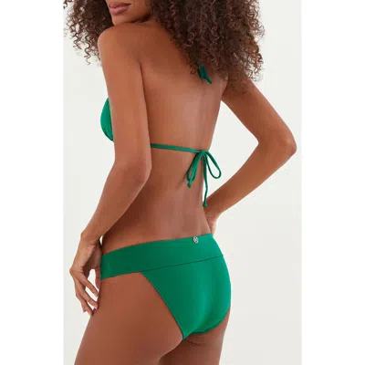 Vix Swimwear Bia Tube Solid Bikini Bottoms In Green