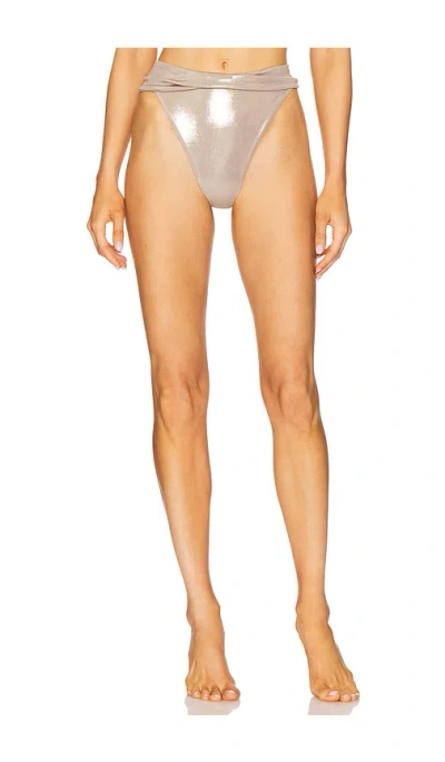 Vix Swimwear Cassie Hot Pants In Champagne