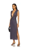 Vix Swimwear Cindy Midi Cover Up In Charcoal