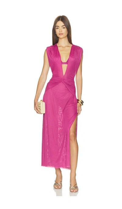 Vix Swimwear Cindy Midi Cover Up In Pink