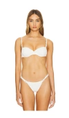 Vix Swimwear Firenze Edie Nissi Underwire Bikini Top In White