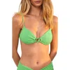 Vix Swimwear Firenze Audrey Erin Bikini Top In Light Green
