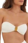 Vix Swimwear Firenze Becky Bandeau Bikini Top In White
