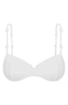 Vix Swimwear Firenze Edie Nissi Underwire Bikini Top In White
