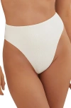 Vix Swimwear Firenze Gigi Hot High Waist Bikini Bottoms In White