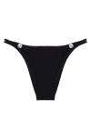 Vix Swimwear Firenze Kori Strappy Bikini Bottoms In Black