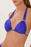 Vix Swimwear Gemstone Bia Tube Bikini Top In Purple Multi