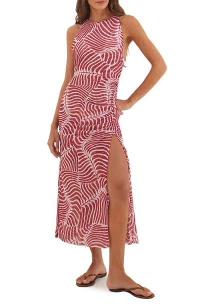Vix Swimwear Getty Mesh Cover-up Dress In Ginga