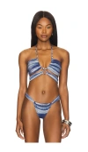 Vix Swimwear Gi Bikini Top In Moonlight