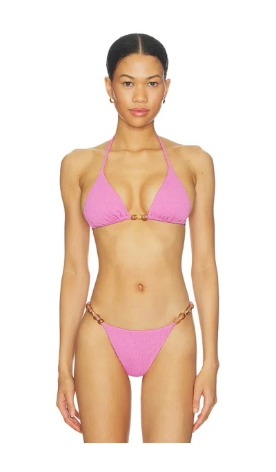 Vix Swimwear Kiana Tri Top In Pink