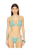 Vix Swimwear Kori Tri Top In Firenze Seaglass