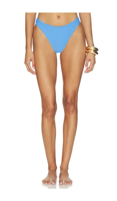 Vix Swimwear Lindsay Bottom Brazilian In Blue
