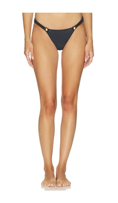 Vix Swimwear Meera Bikini Bottom Full In Black