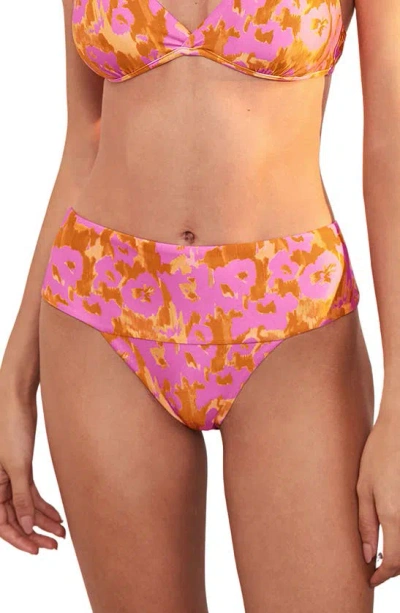Vix Swimwear Mosqueta Jessica High Waist Bikini Bottoms In Multi