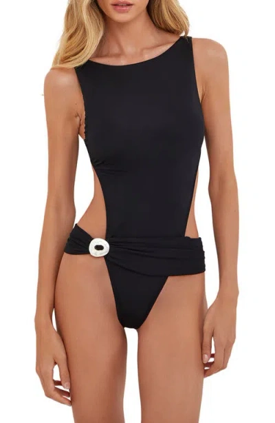 Vix Swimwear Sam One-piece Swimsuit In Black