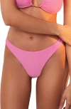Vix Swimwear Solid Bikini Bottoms In Gerbera