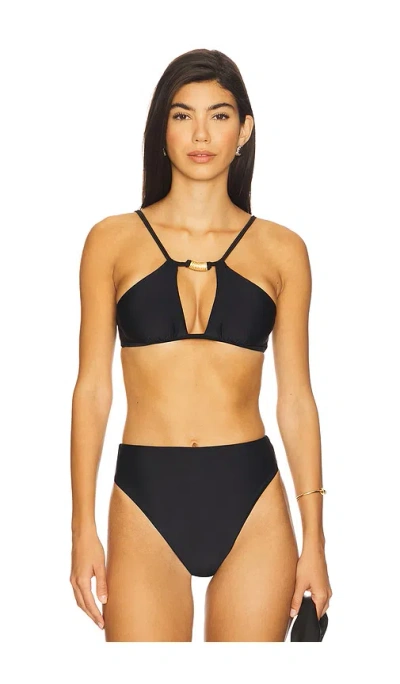 Vix Swimwear Stacy Lauren Bikini Top In Blue