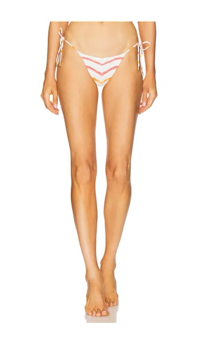 Vix Swimwear Tie Side Bottom Full In Sandstone