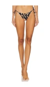 Vix Swimwear Tie Side Brazilian Bottom In Multi