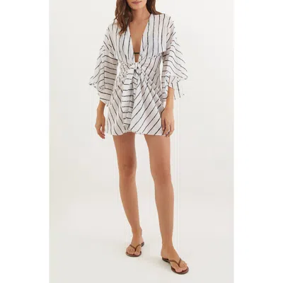 Vix Swimwear Serpentine Perola Knot Cotton Cover-up Dress
