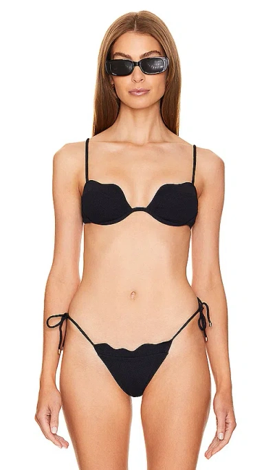 Vix Swimwear X Barbara Palvin Firenze Lou Top In Black