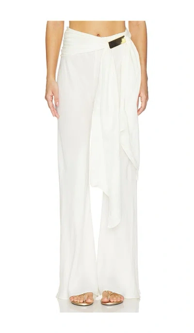 Vix Swimwear X Rosie Huntington-whiteley Rosie Pant In Off White