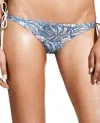 Vix Thai Full Coverage Tie Side Bikini Bottom In Jakarta In Blue