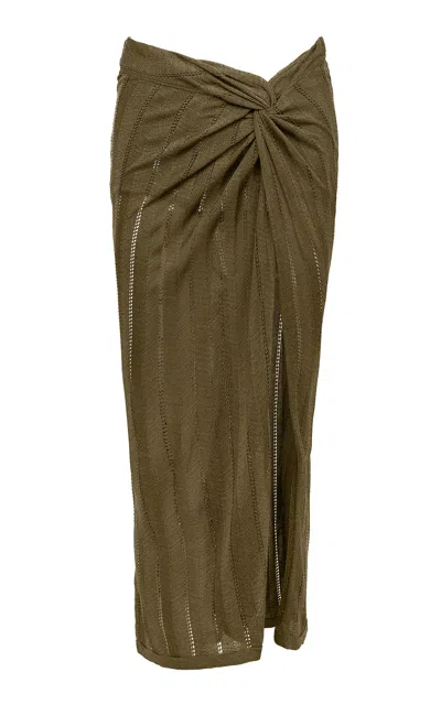 Vix Vis Knitted Slip Maxi Skirt
