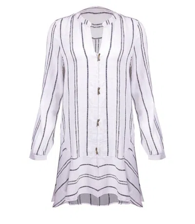 Vix White Lee Steph Chemise In Multi