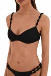 Vix Women's Alexa Vivian Bikini Top In Black In Black
