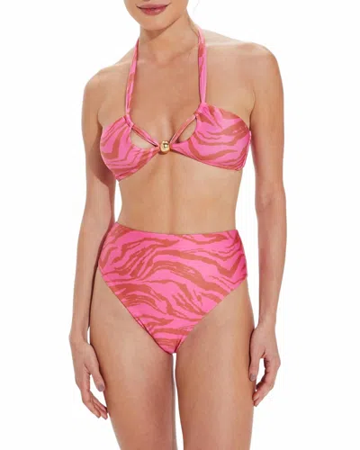 Vix Women's Diani Hot Pant In Multi In Pink