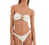 Vix Women's Firenze Jolie Bandeau Top In White In White