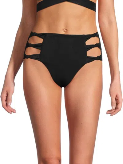 Vix Women's Hadhi Cutout Bikini Bottom In Black