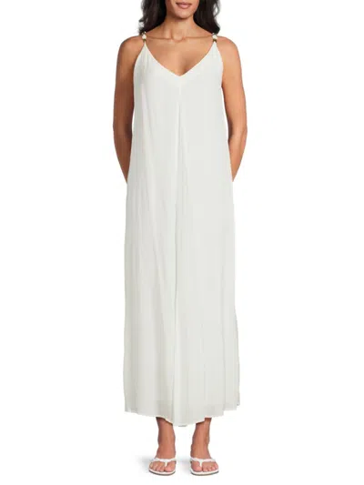Vix Women's Lilly Cover Up Midi Dress In Off White