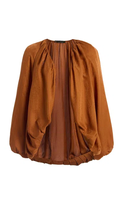 Vix X Rhw Exclusive Rosie Crepe Cocoon Top In Orange