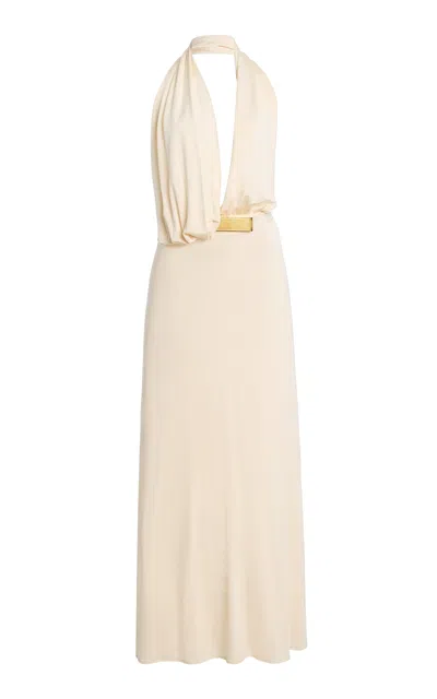 Vix X Rhw Rosana Jersey Maxi Dress In Pink