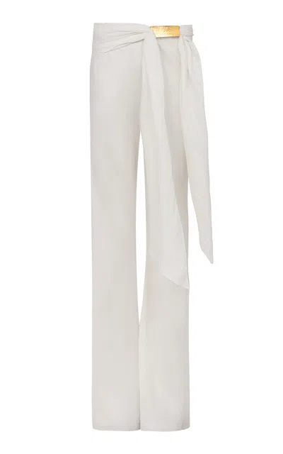 Vix X Rhw Rosie Crepe Pants In White