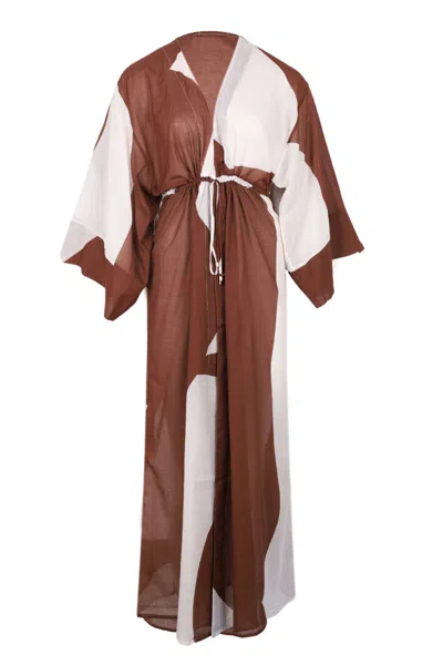 Vix Yumi Long Cover Up Balance Toasty In Brown