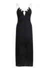 Vix Zima Detail Cover Up In Solid Black In Black