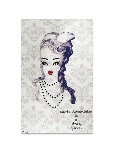 Vj’s Mind Extra Small Maria Antonietta Painting In Multi