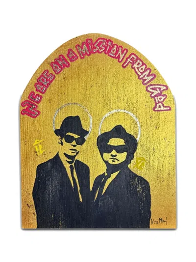 Vj’s Mind Icone Bb Showbiz Wall Painting In Yellow