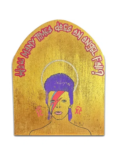 Vj’s Mind Icone David Showbiz Wall Painting In Multi